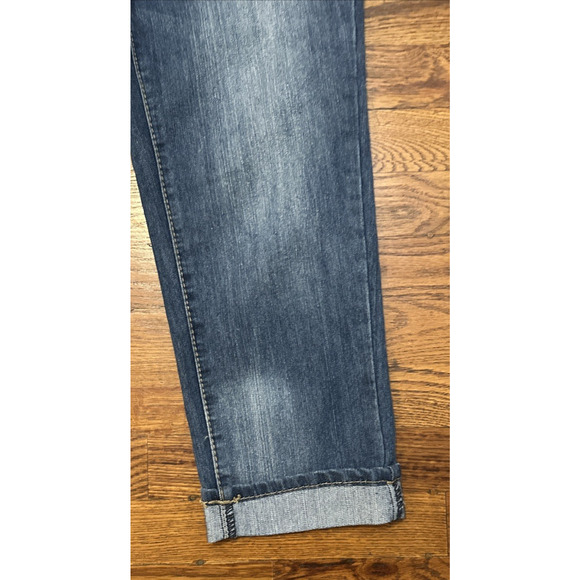 Earl Jean Women’s Jeans Blue Western Look Size 6 Embellished Legs - Picture 7 of 9